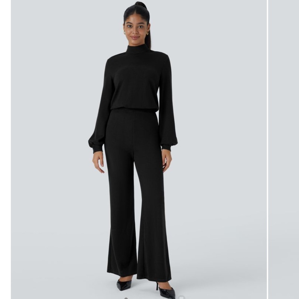 Donna Morgan Navy Jumpsuit NWT